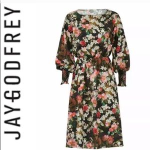 Jay Godfrey beautiful floral dress